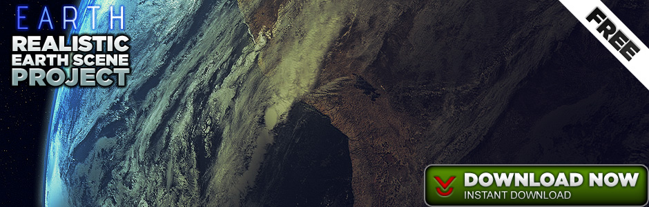 Realistic Earth Scene for Cinema 4D