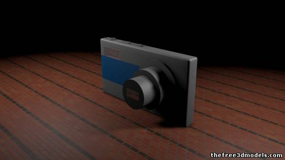 Free Digital Camera 3D Model cinema 4D