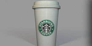 Free Starbucks Cup Cinema 4D model