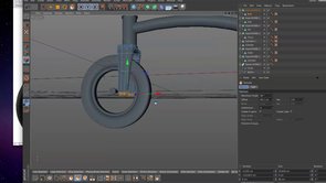 Tricyle on Cinema 4D