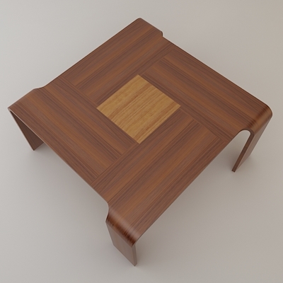 Free Axial Wooden Table