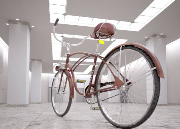 Free Cinema 4D Bike 3D Model