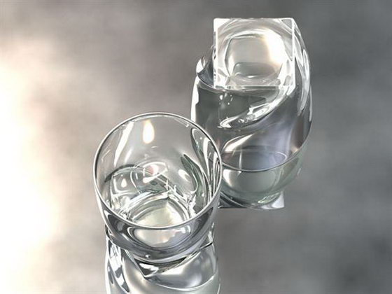 Cinema 4D Glass 3D Model