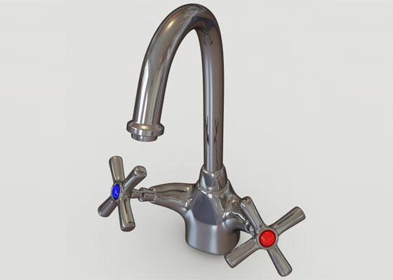 Free Water Tap 3D Model