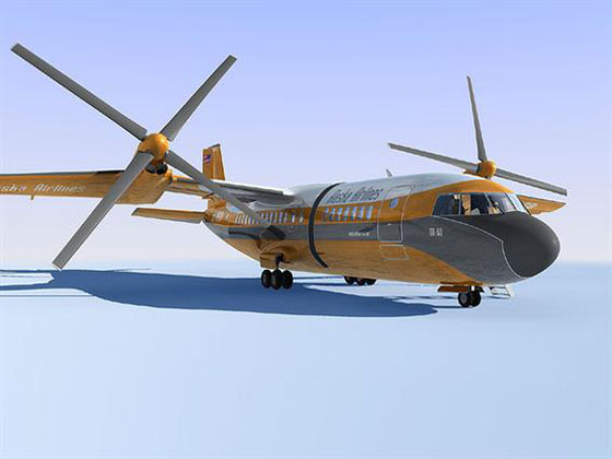 Cinema 4D Free Aircraft 3D Model