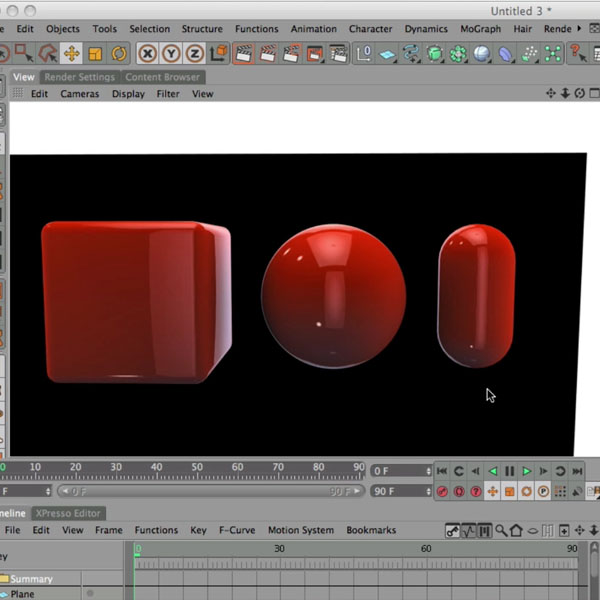 Texturing Objects and Lights in Cinema 4D