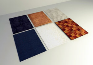 6 Different Carpet Set 3D Models