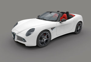 Alfa Romeo 8C Spider 3D Model