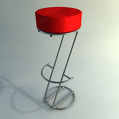 Bar Stool 3D Model