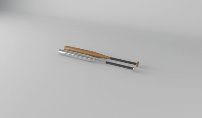 Baseball Bat 3D Model