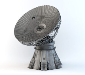 Big Satellite Free 3D Model