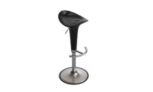 Black Lift Bar Stool 3D Model