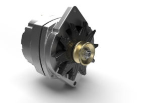 Car Alternator 3D Model