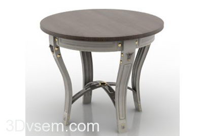 Classic Style Coffee Table 3D Model