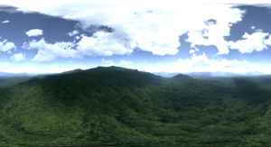 Cloudy Summer Day Sky HDR