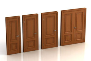 Different Sizes Door Set 3D Model