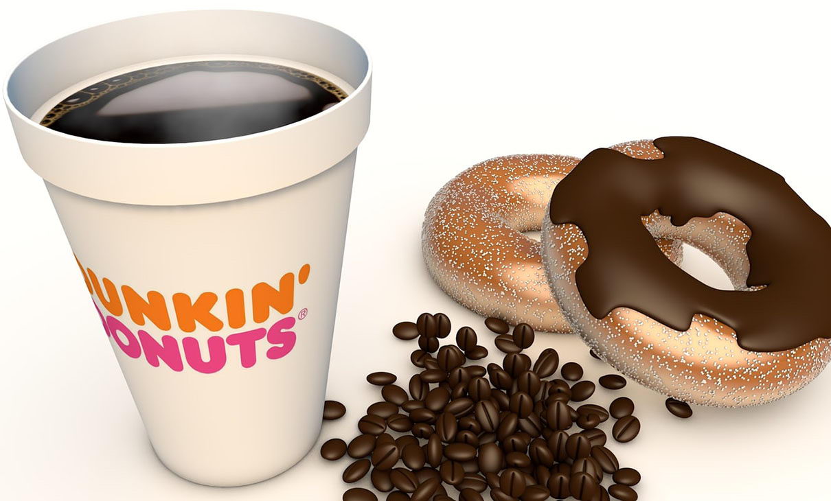 Donuts With Coffe 3D Model