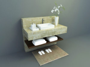 European Bath Free 3D Model