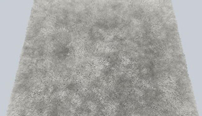 Fluffy white Carpet 3D Model