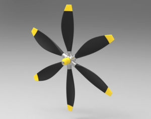 Free 3D Air Plane Propeller Model