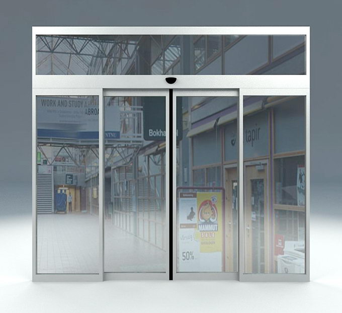 Free 3D Automatic Sliding Door