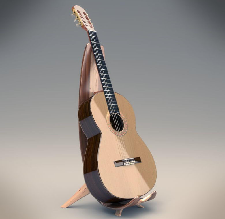 Free 3D Classic Guitar