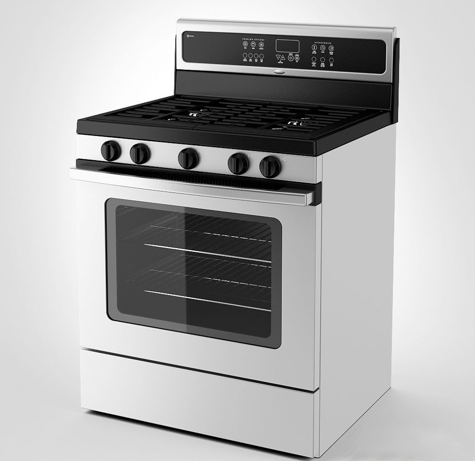 Free 3D Gas Cooker Model