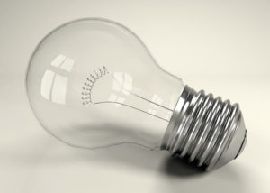 Free 3D Glass Light Bulb