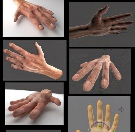 Free 3D Hands Model