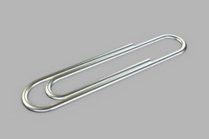 Free 3D Metal Paperclip Model