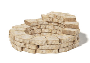 Free 3D Round Stone Wall