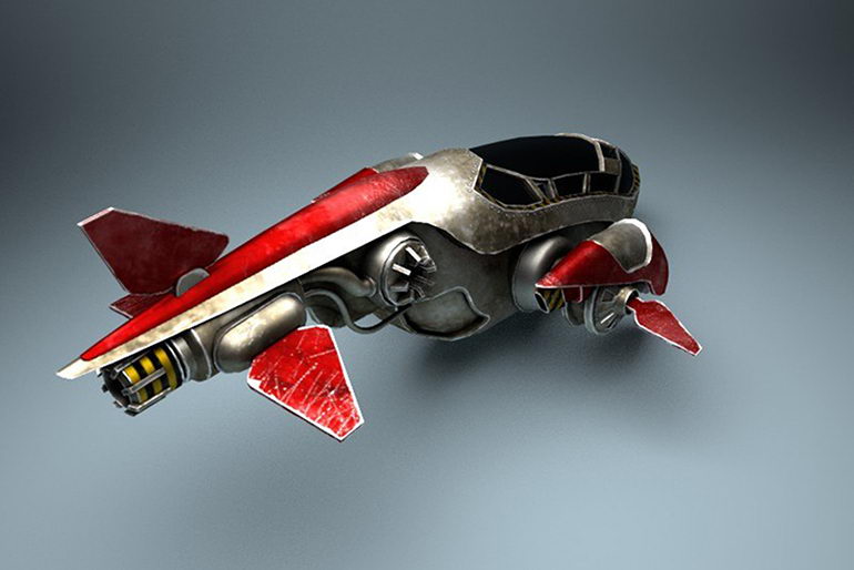 Free 3D Sci-Fi Fighter Ship