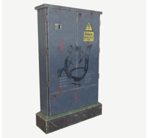 Free 3D Street Electrical Switchboard Box