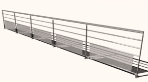 Free Railing 3D Model