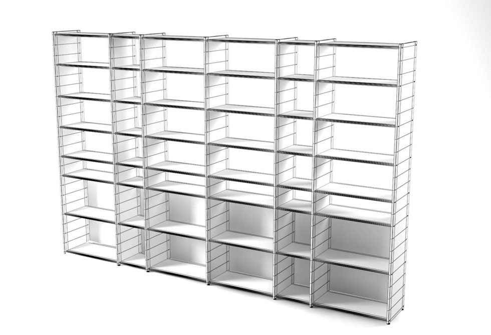 Free Shelving System 3D Model