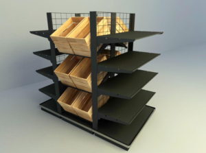 Fruit Shelves 3D Model