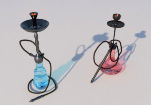 Glass Hookah 3D Model