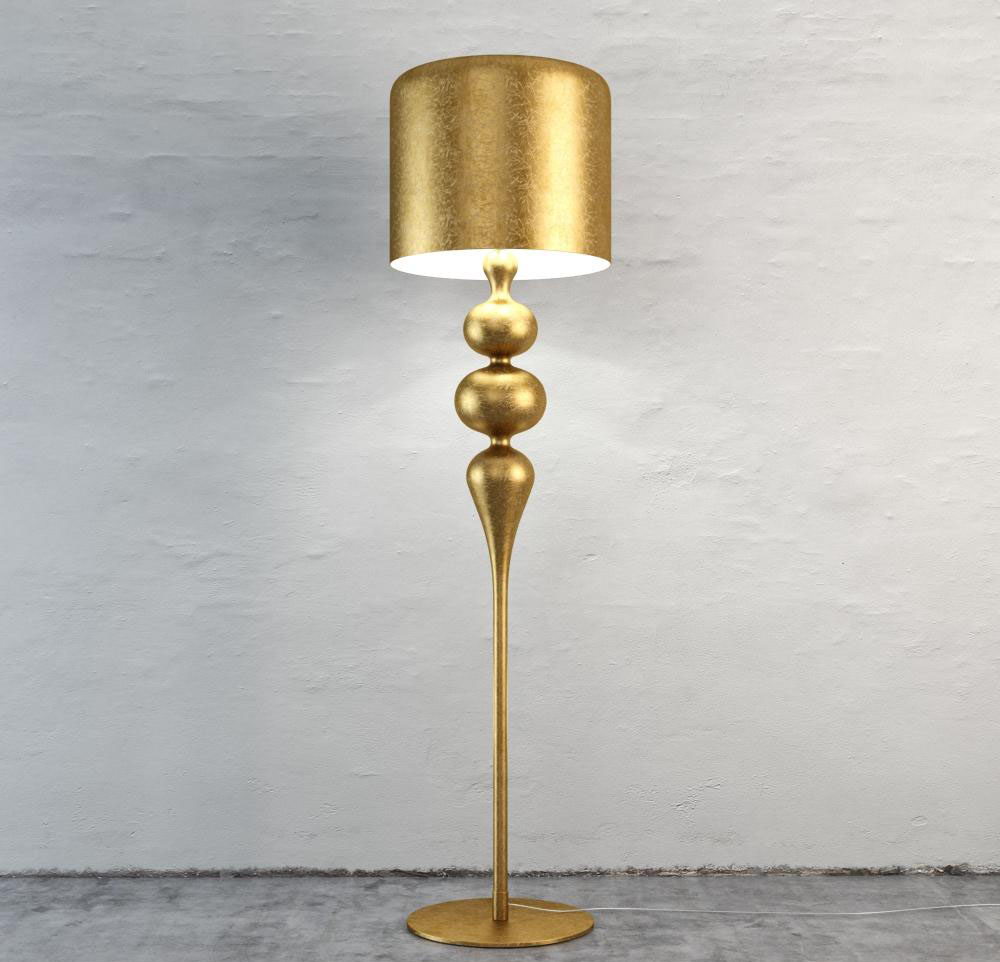 Golden Floor Light 3D Model