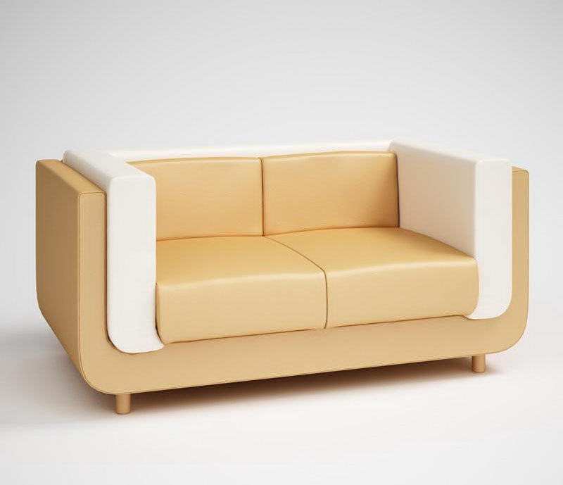 Highly Detailed 3D Sofa Model