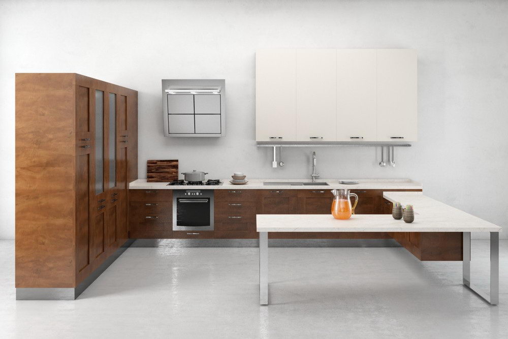 Kitchen Design With Corner Table