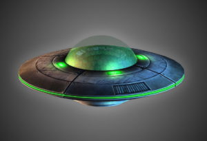 Low Poly Ufo 3D Model