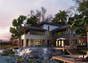 Luxury Village Exterior 3D Model