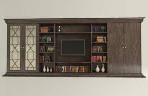 Luxury Wood Cabinet 3D Model