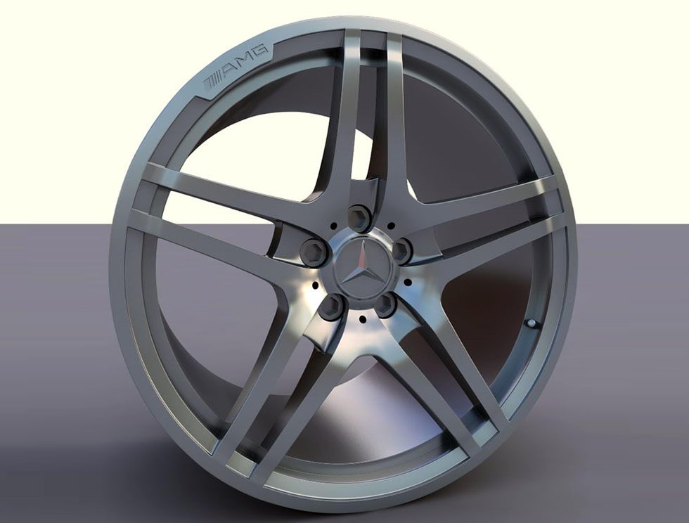 Mercedes Benz Amg Rim 3D Model