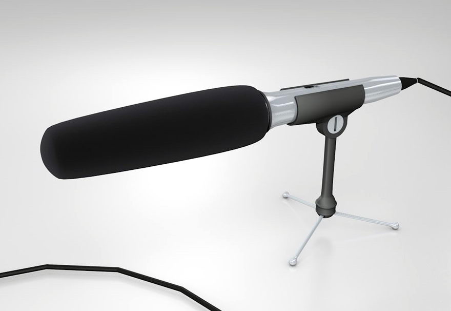 Microphone 3D Model