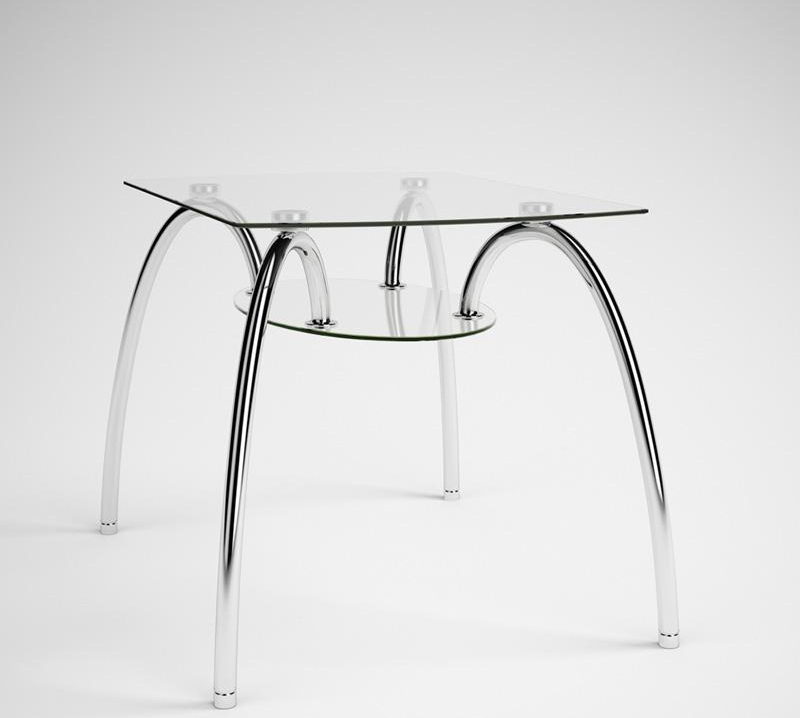 Modern Glass Coffee Table 3D Model