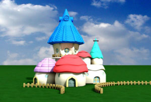 Mushroom House 3D Model