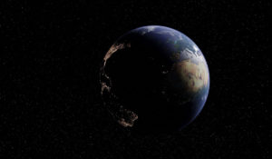 Night View Earth Free 3D Model