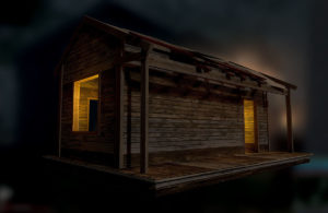 Old Cabin 3D Model