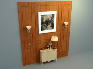 Old Wood 3D Wall Panel